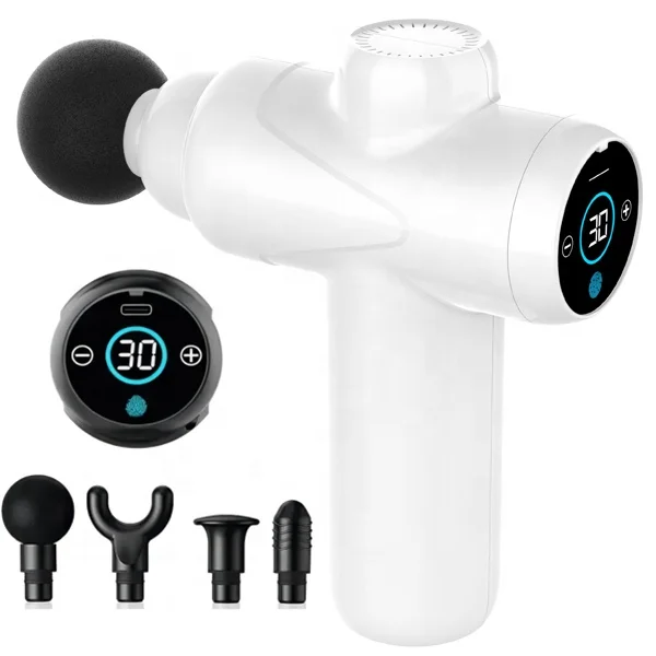 Nowcozy Pocket-Sized Deep Tissue Massager Gun with Carry Case, Muscle Mini Massage Gun with 30 Speeds