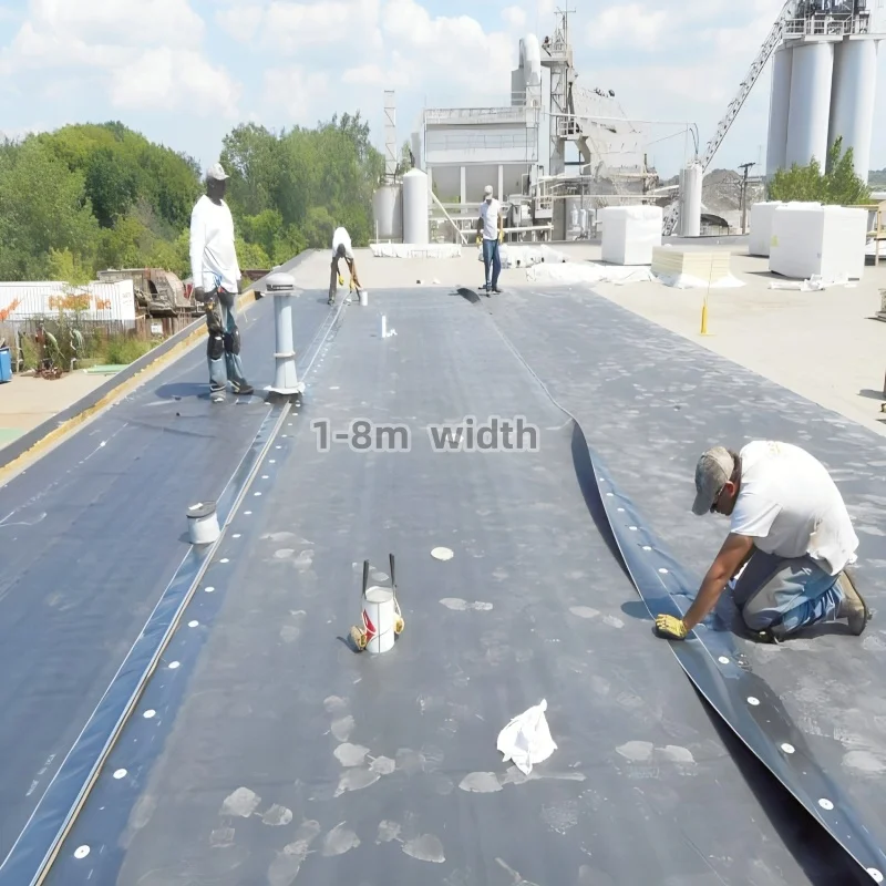 Homogeneous Reinforced EPDM Waterproof Membrane Roofing Membrane Pond Liner