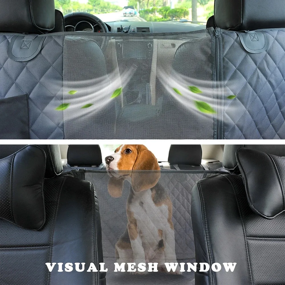 Waterproof Dog Car Seat Cover Rear Back Seat Protector Mat PET Travel Dog Carrier Hammock Safety Car Rear Cover for Dogs