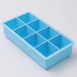 8 Cavity Food Grade Silicone Ice cube Mould for Cocktails Whiskey