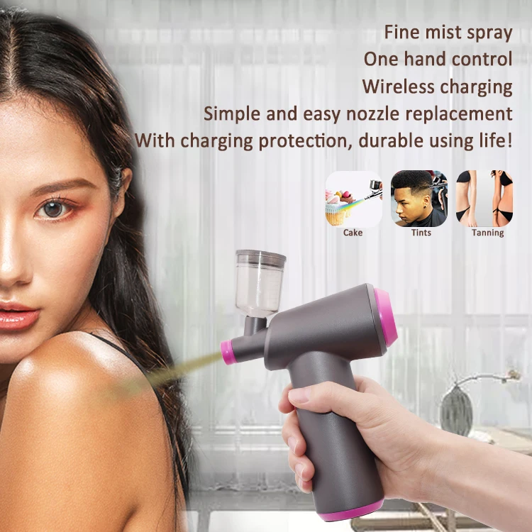 Home-use Body Tanning Airbrush gun Air Brush Beauty Skin Care Spray