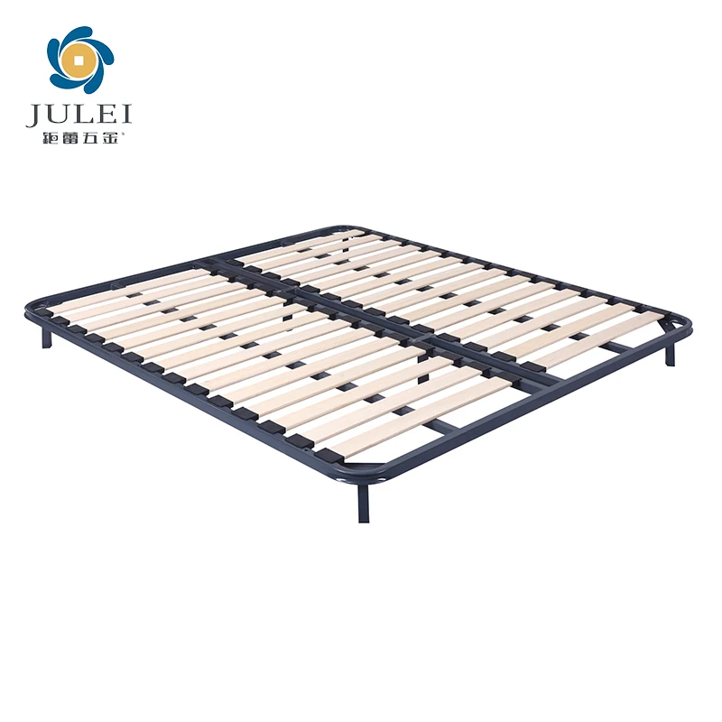 Factory Supply Custom Super Single Bed Frame Steel Spring Metal Bed Frame 90x190 cm