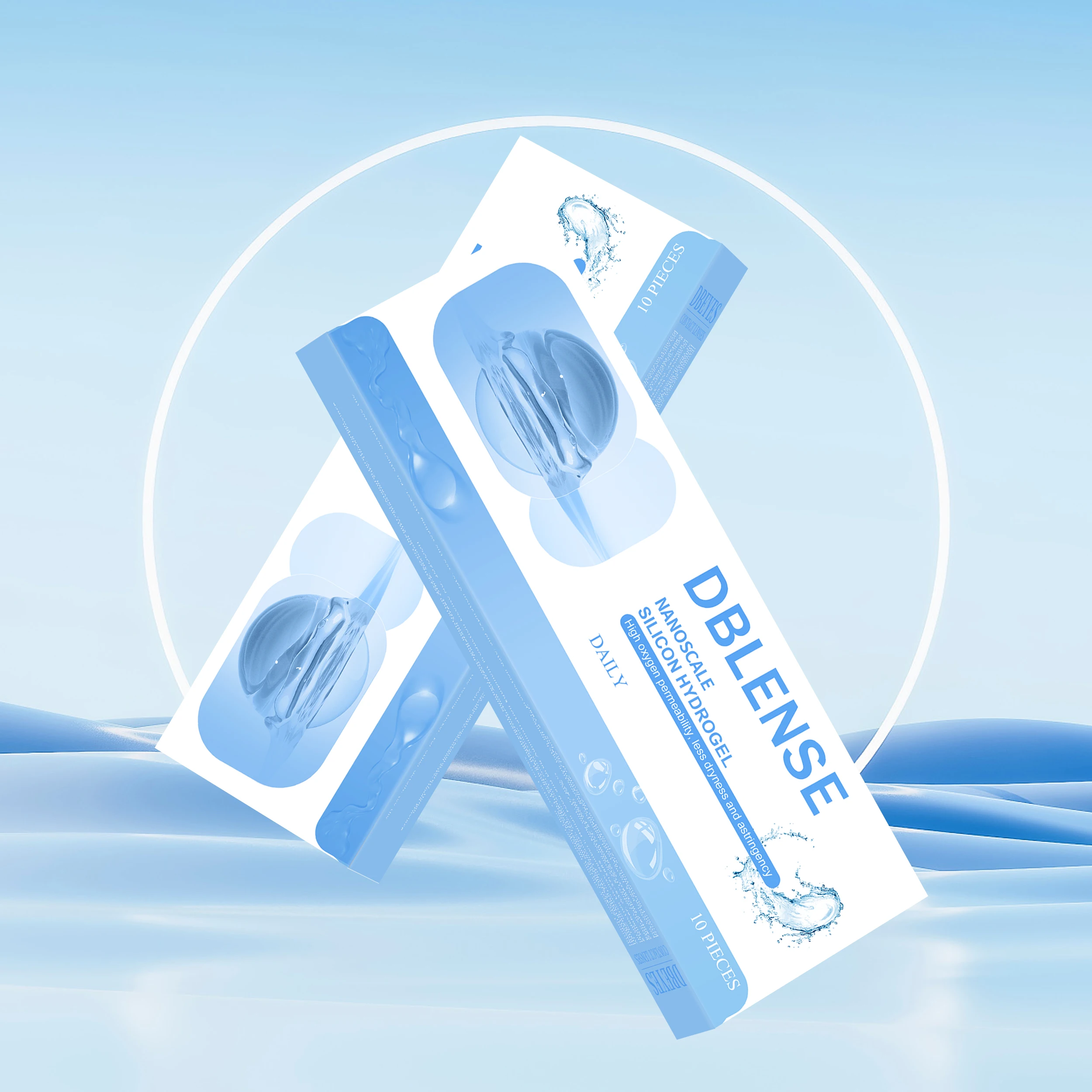 High Transmittance Power Silicone Hydrogel Clear Transparent Contact Lenses