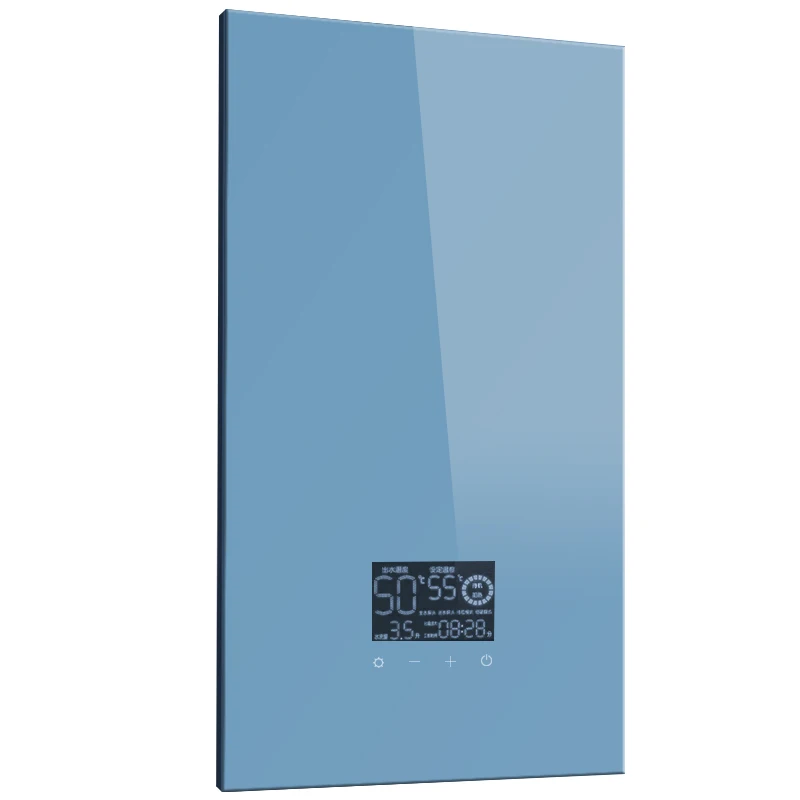 Instant tankless water heater electric wall heater geyser shower for bathroom 3.5KW 5.5KW chauffe eau electrique application