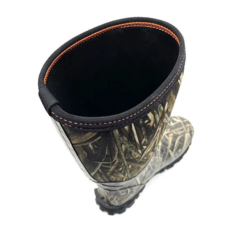 Лидер продаж 2021, удобные зимние охотничьи ботинки, камуфляжные мужские неопреновые резиновые ботинки