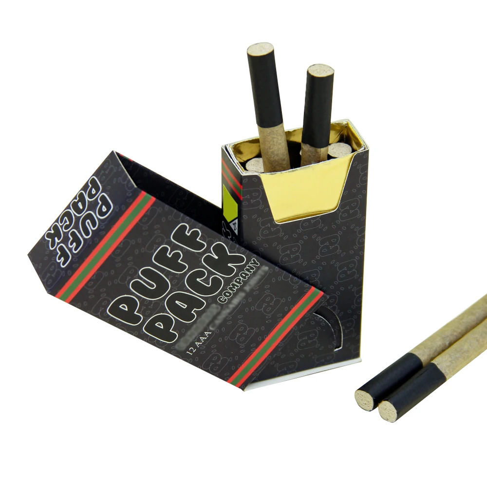OEM ODM Hot Sellers Special Custom logo Slider Pre Rolled Cardboard Cigarette Box Packaging