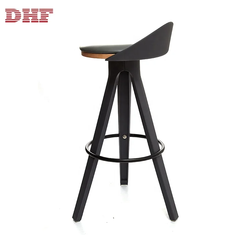 High quality black home center modern chair, bar stool high chair