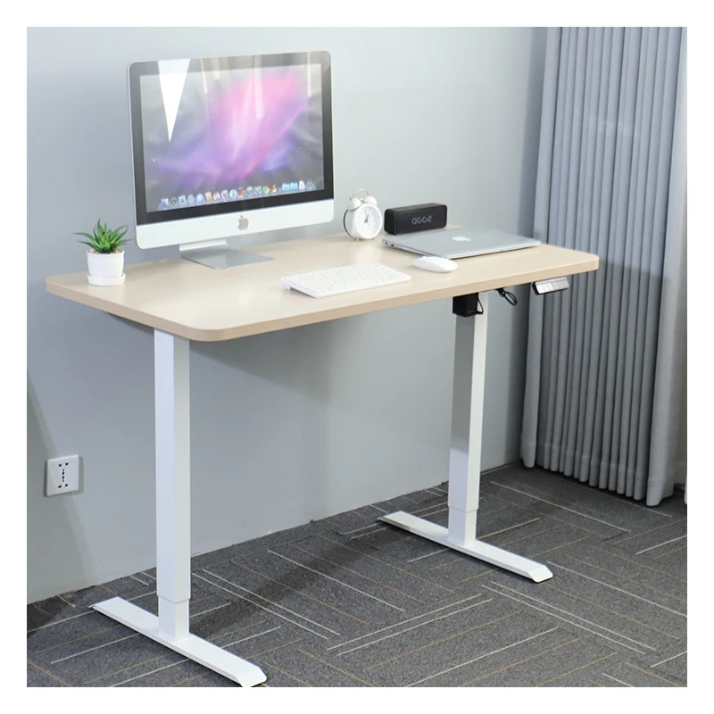 SRF2J Ergonomic Executive Office Electric Height Adjustable Stand up Lifting Standing Reception Desk Frame Furniture