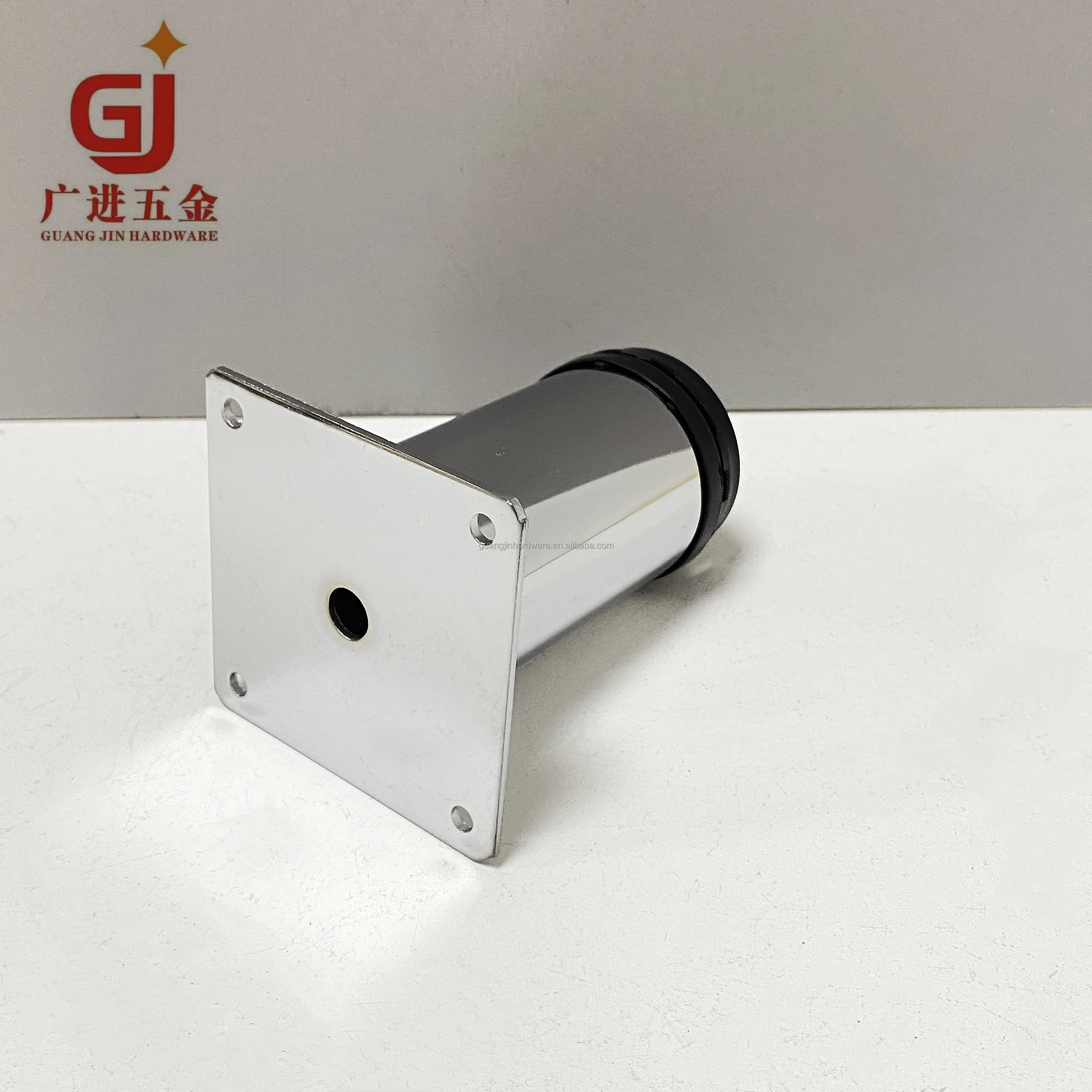 Furniture legs metal adjustable with black base table legs metal round sofa for metal furniture leg for sale