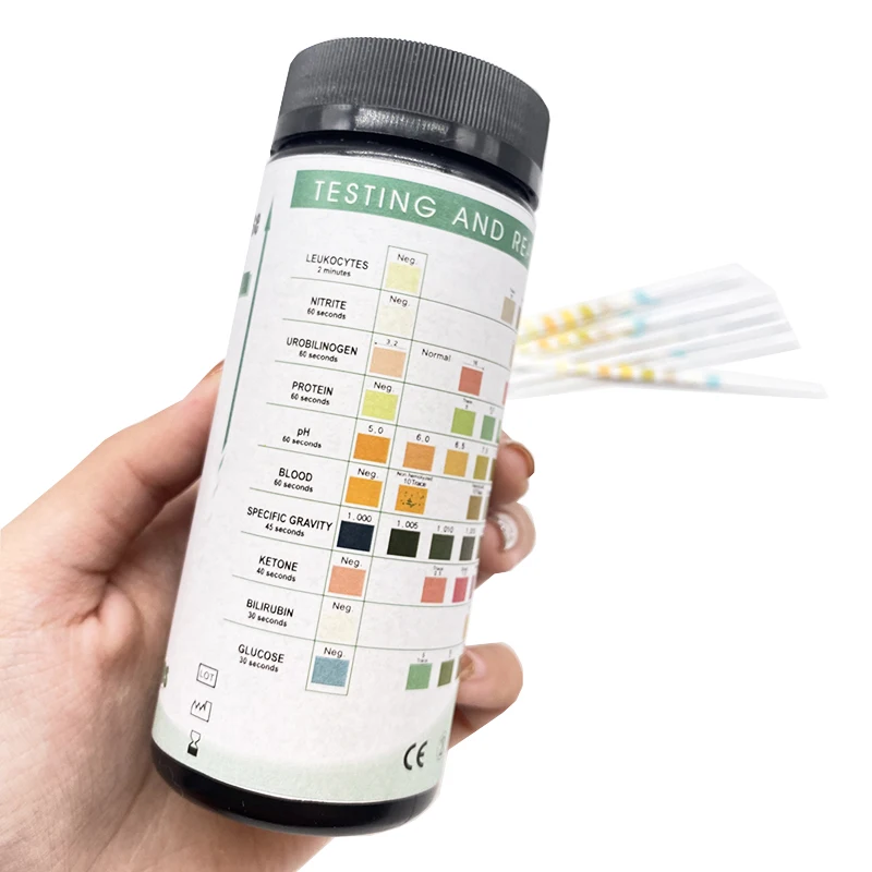 The best Supplier Urine test strips 10 parameters Vet 10 para Pet Urine Reagent Strips for Dogs Cats