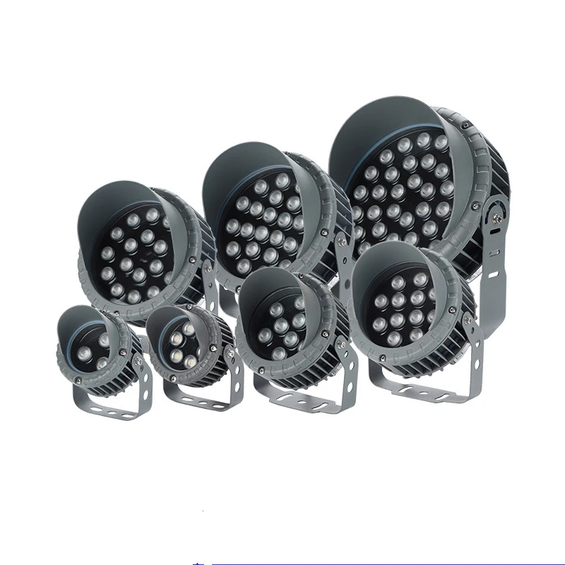 night decoration lighting park garden wood reflector outdoor projector ip65 220v wheel design led flood light