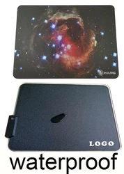PVC promotional logo xxl  rgb gaming round sublimation heated  desk mat rubber custom mouse pad