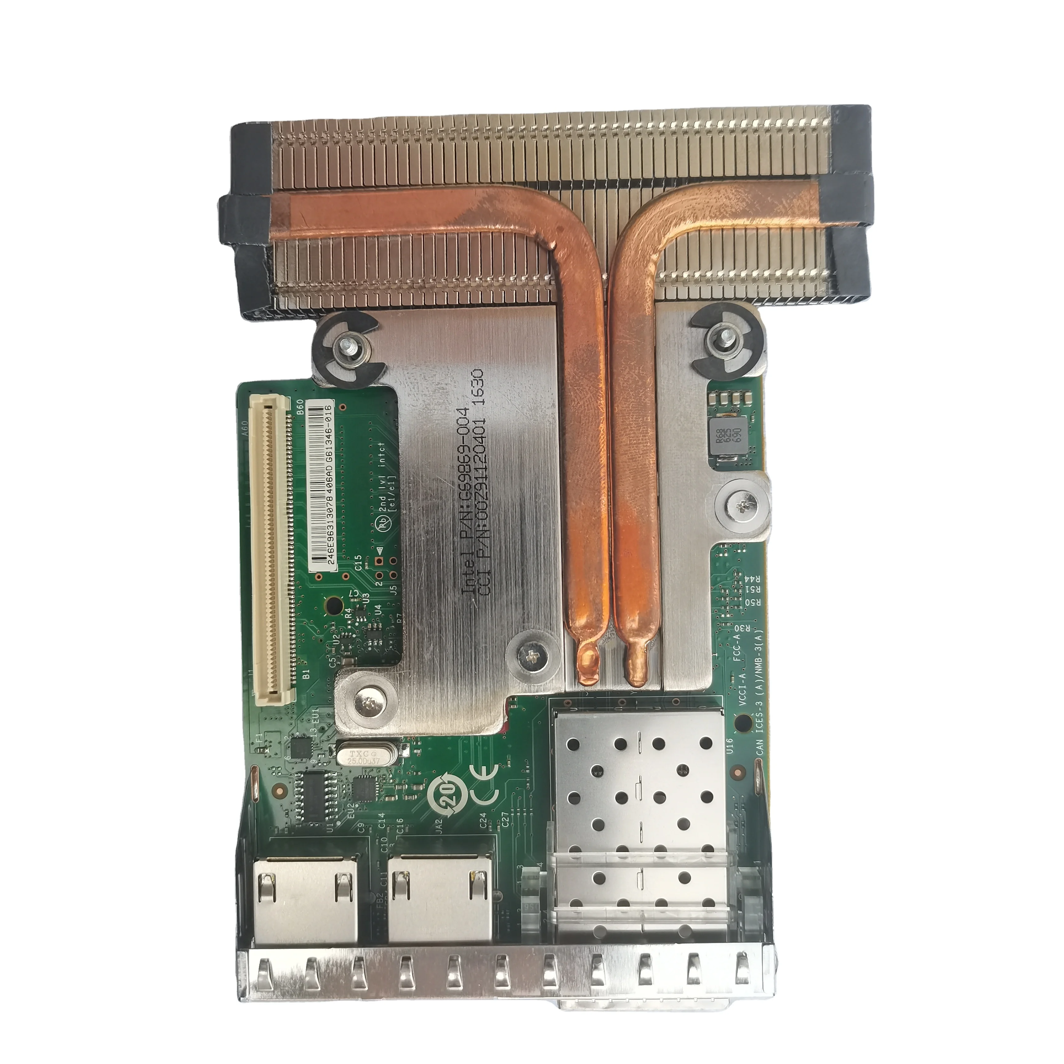 For Server D-ell R740 X520+I350 Intel G69869-004 00Z91120401 1630 0C63DV Malaysia Network Card