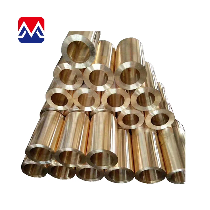 Cnc Machining Oil-Free Bearing Copper Bushing Stainless Steel Metal Graphite Copper Sleeve Threaded Bushings