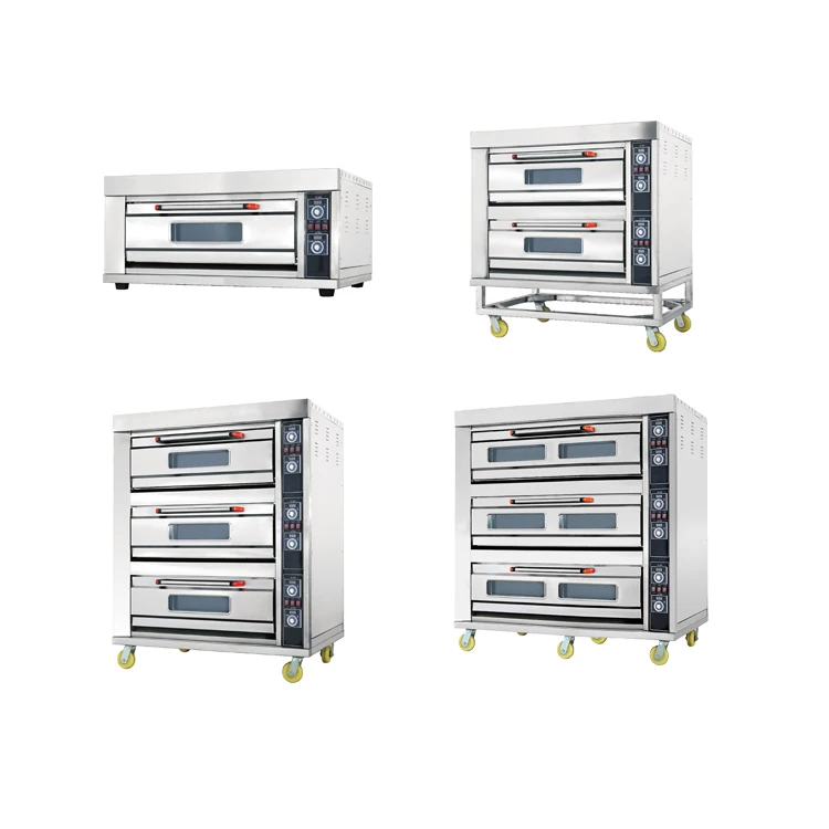 Easy to operation Multi-function 9 trays deck oven single deck baking oven