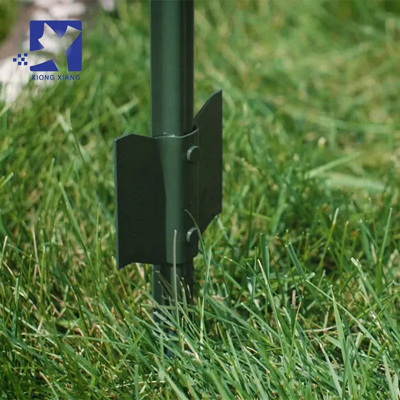 American Farm 6 ft T Fence Post/Green Studded T Fence Post