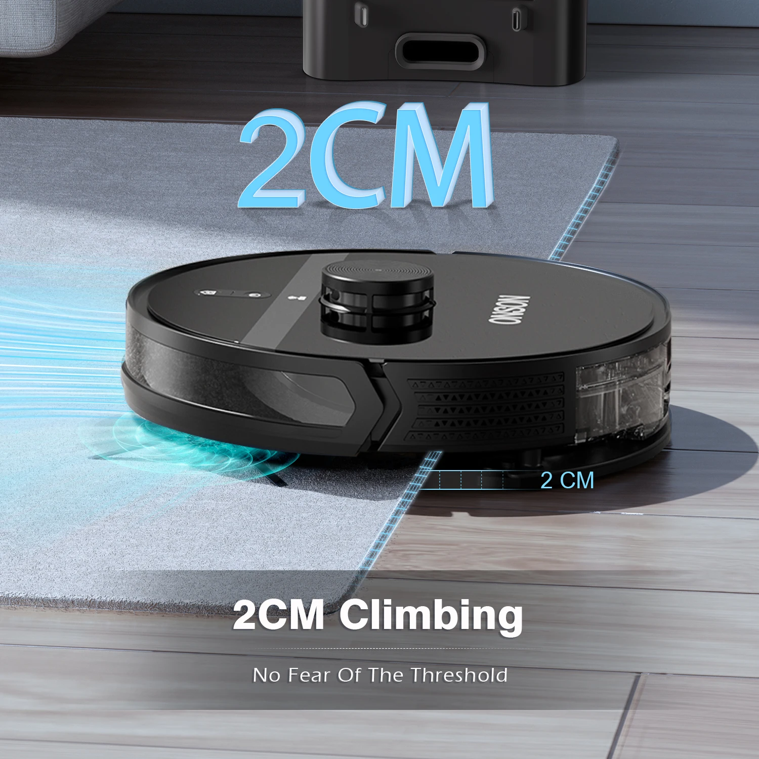 Intelligent LCD Display 3000Pa Laser Navigation Driving House Hall Mop Floor Self Emptying Dustbin Smart Robot Vacuum Cleaner