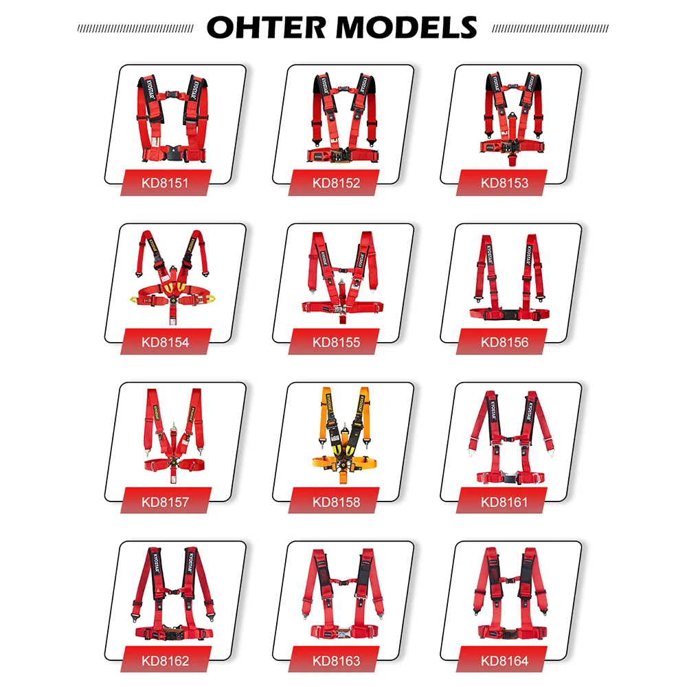 OEM safety car racing harness 4/5/6 Points seat belts