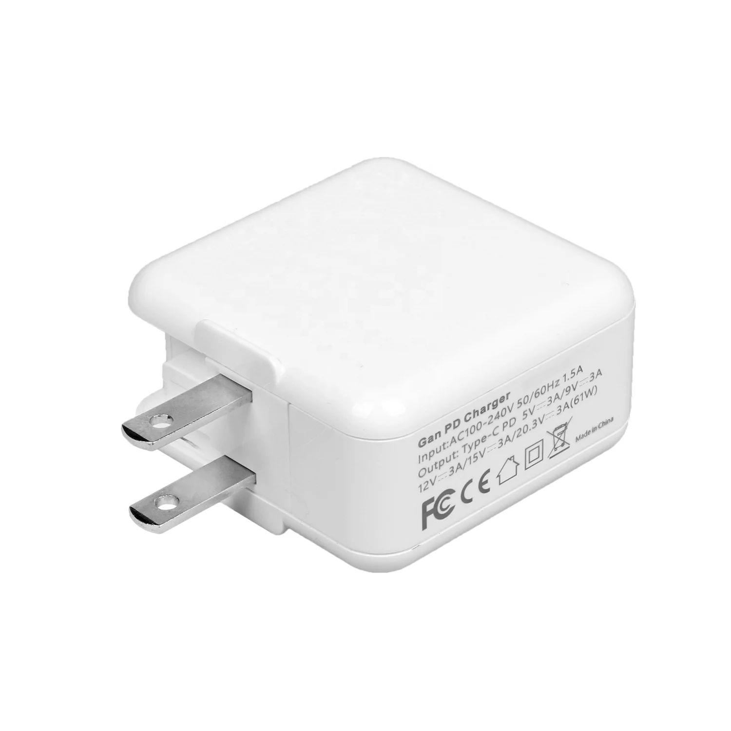  2020 Новый GaN Tech USB TYPE-C зарядное устройство с 61 Вт настенное QC3.0 PD быстрое для Samsung iPhone