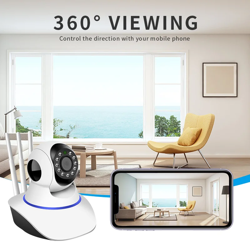 Vesafe 2mp Baby Cameras Security Wifi CCTV 1080P Two-way Audio HD Night Vision Ip Camara