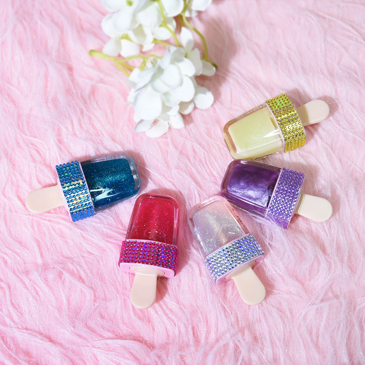 Mini Private Label Lip Gloss Ice Cream Clear Lip Oil Combo Lipgloss Fantasy Star Lip Gloss Set