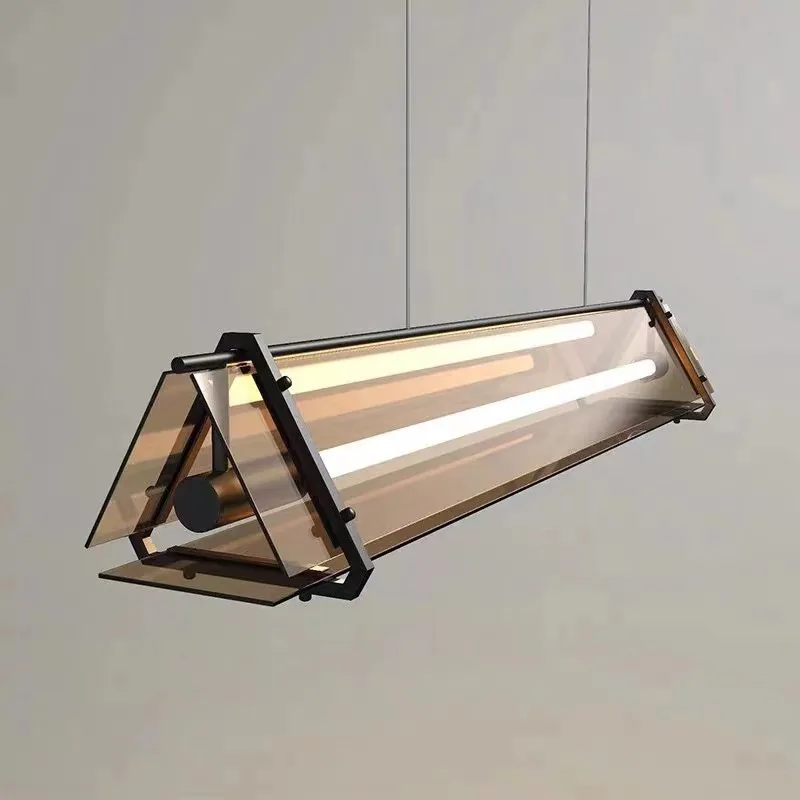 Современная простая люстра JYLIGHTING роскошная светодиодная стеклянная Подвесная лампа гостиничный бар ресторан офис промышленный