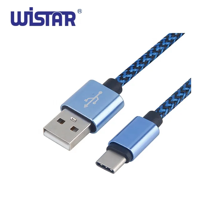  Кабель для зарядки и передачи данных с металлической оплеткой типа C usb 2