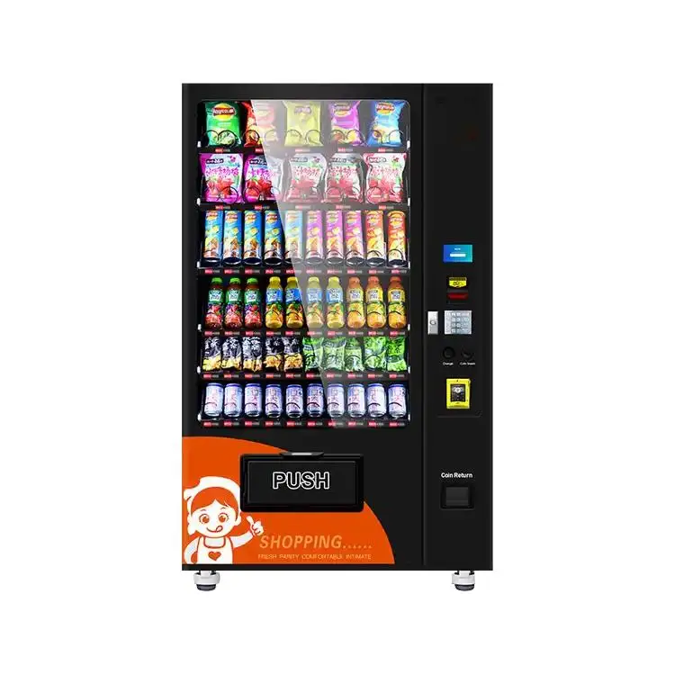 Bata Commercial Wholesale combo vending machine for snack and drink smart vi snack drink soft drinks automatic