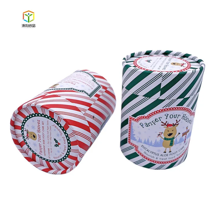 
10 20 30 50 100ml Customized Paper Cylinder Packaging Box For Cosmetics 