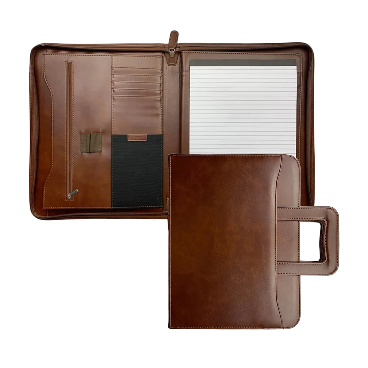 Новый стильный Органайзер из искусственной кожи с застежкой-молнией