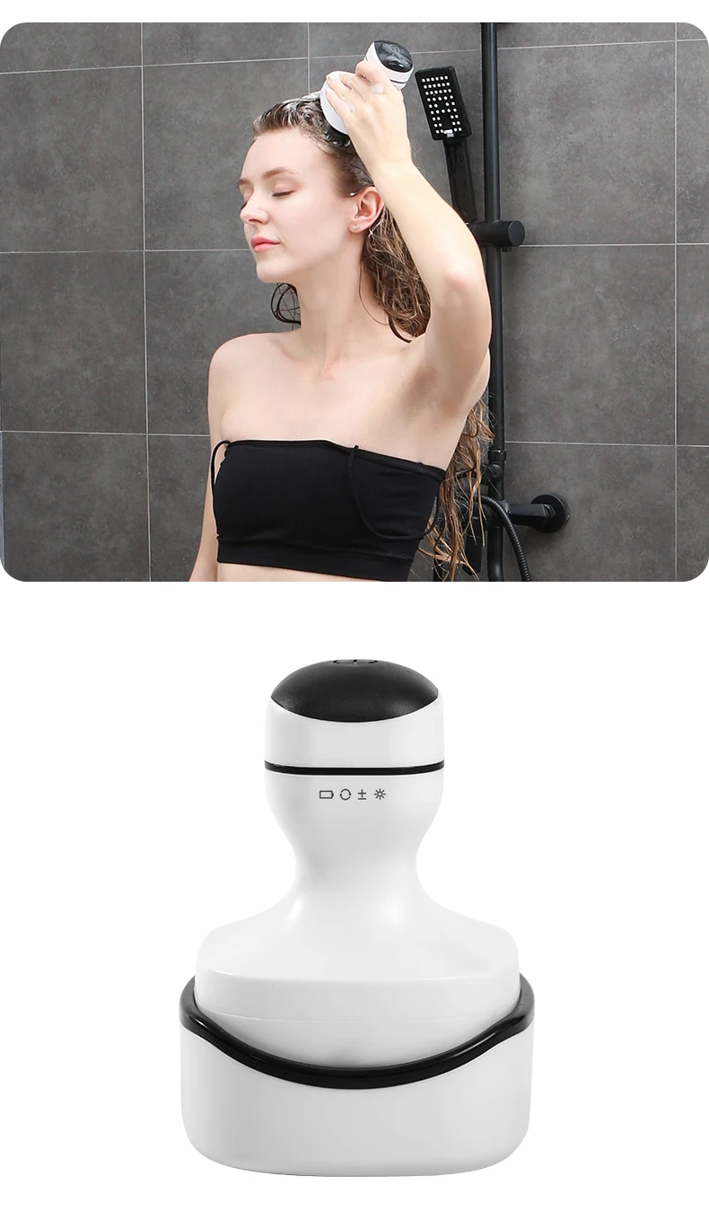 Factory Direct Sale Electric Handheld Spa Head Massager for Neck Easy to Use and Convenient Electric Head Massager