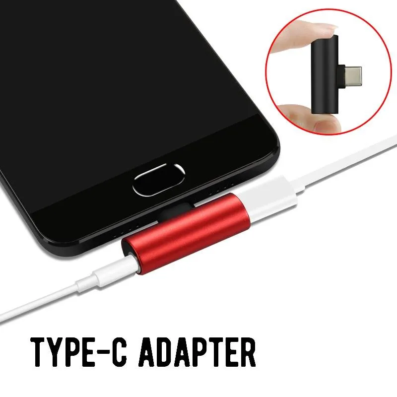 Новый практичный адаптер USB типа C 5 В/9 В/12 В 2 в 1 для зарядки и одновременного прослушивания