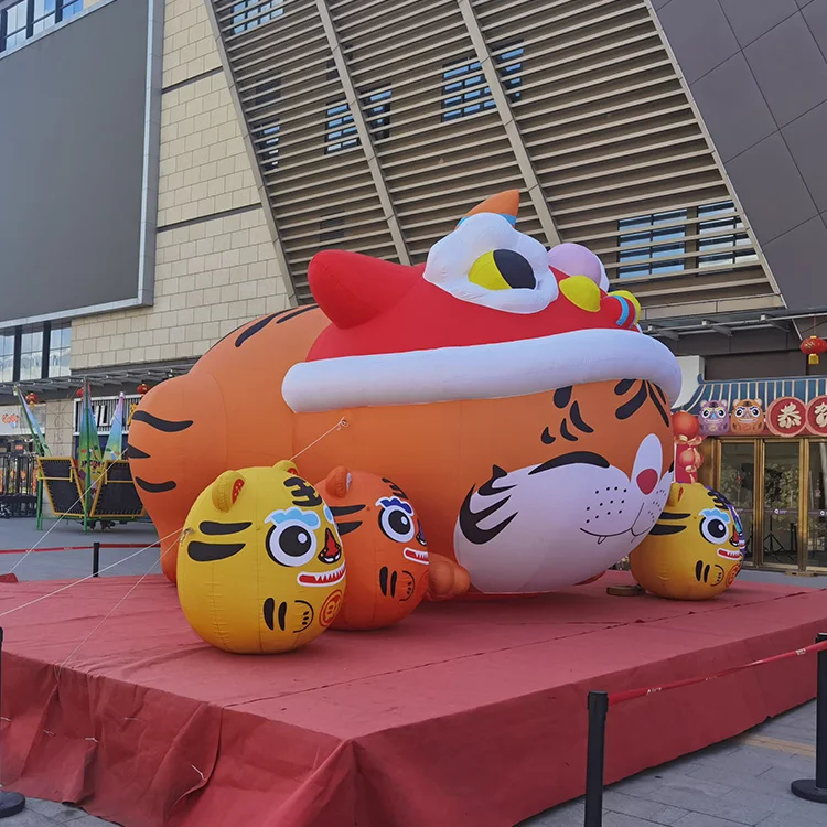 New Design Customized animals giant dog inflatable cartoon character toy