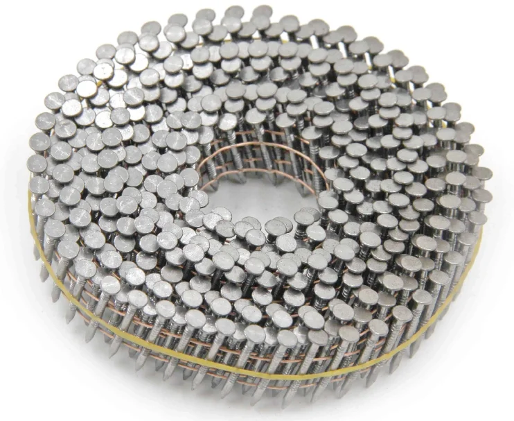 Высокое качество Желтое покрытие Винт Хвостовик проволочный гвоздь с поддоном