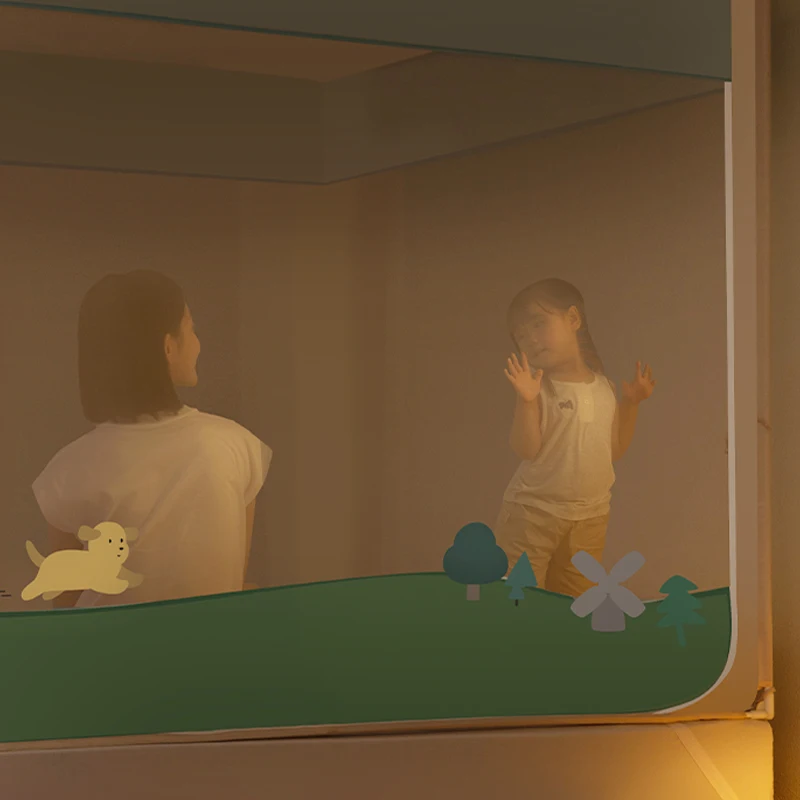 Medoga Ice Cream Playhouse Children Toy Tents Kids Livingroom Baby Products Mosquito Net Play Yards