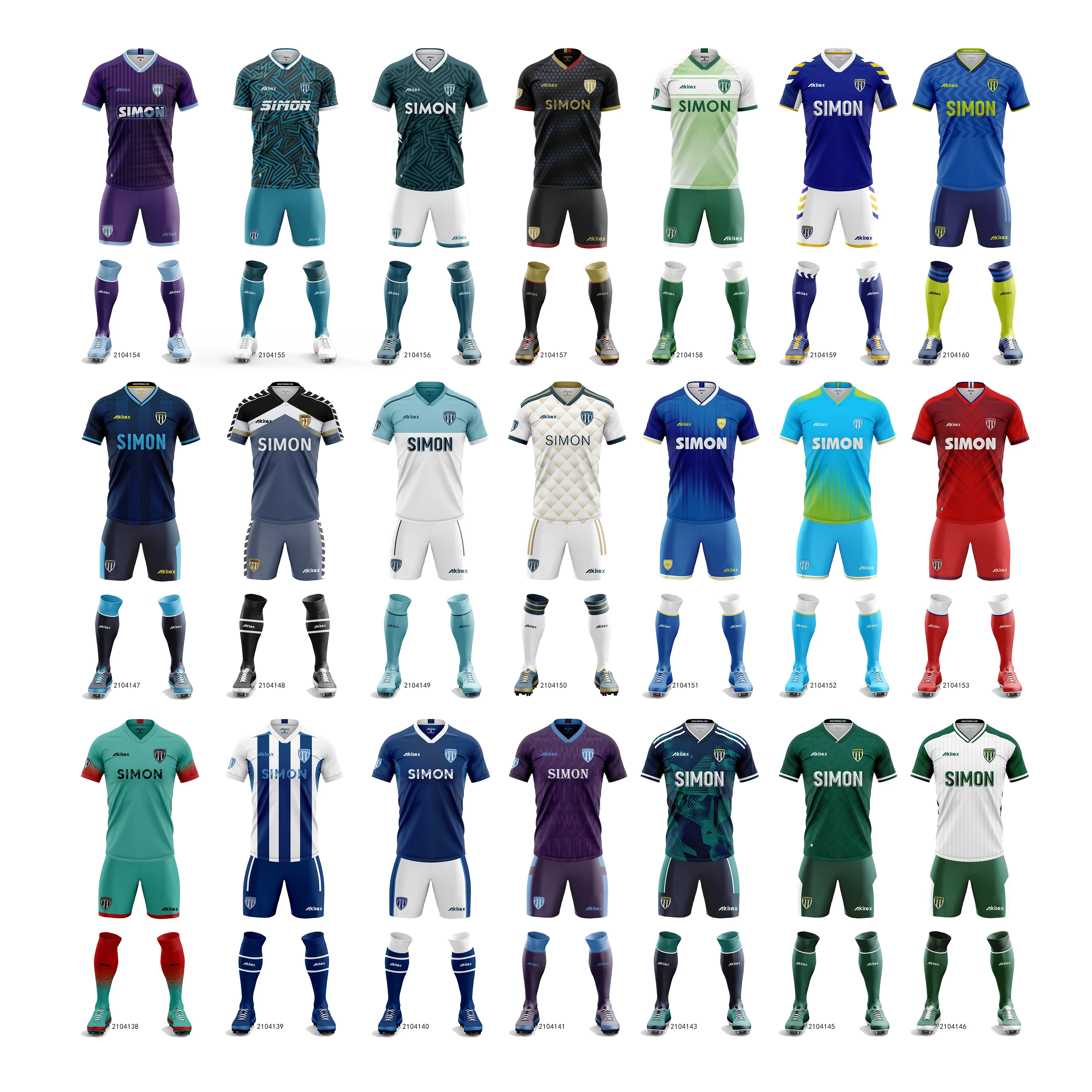 Factory Soccer Uniform Wholesale Football Jersey Football Uniform Custom T Shirt Cheap Soccer Jersey Set Man Jersey Soccer