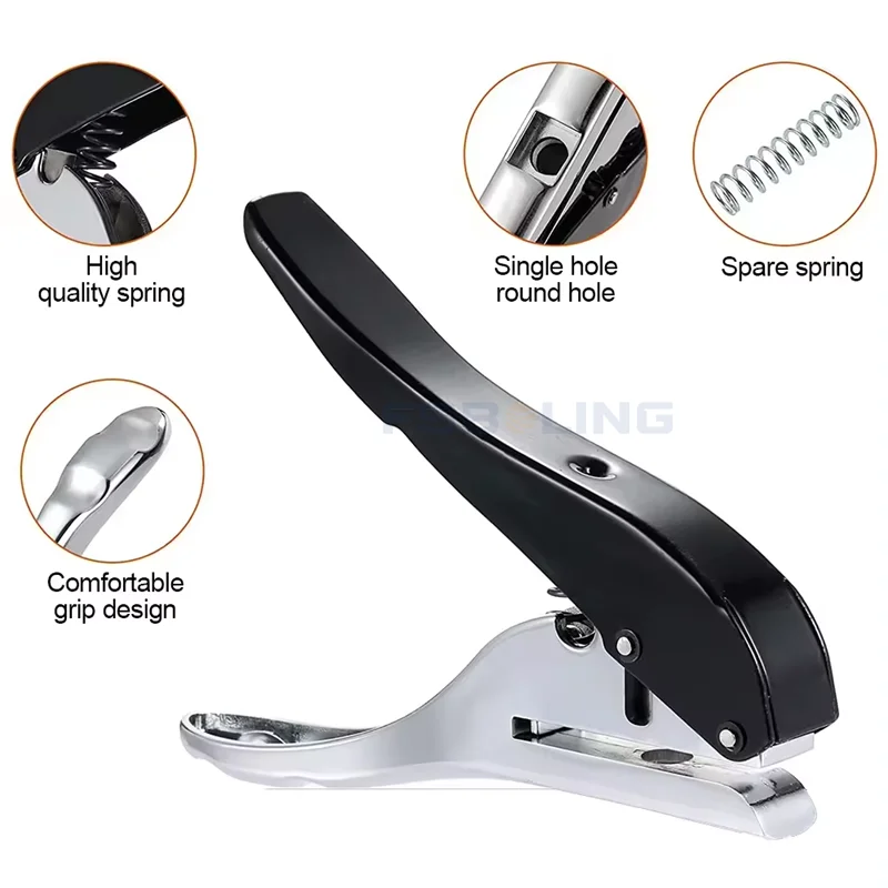 Efficient portable hand punch tool for hat woodworking tools leather PVC