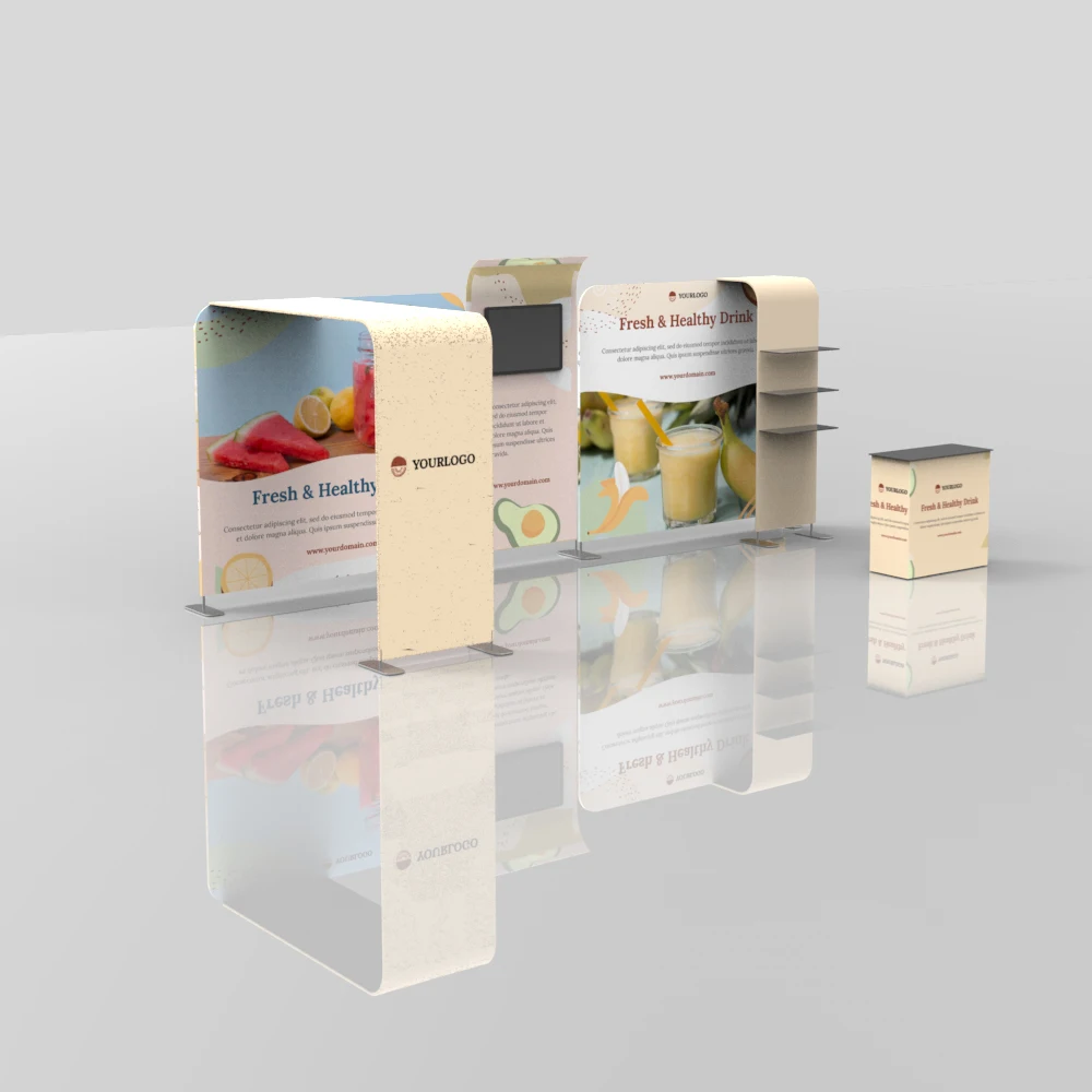 Aluminum Fast Assemble Portable 10x20 Clothing Trade Show Promotion Tradeshow Booth