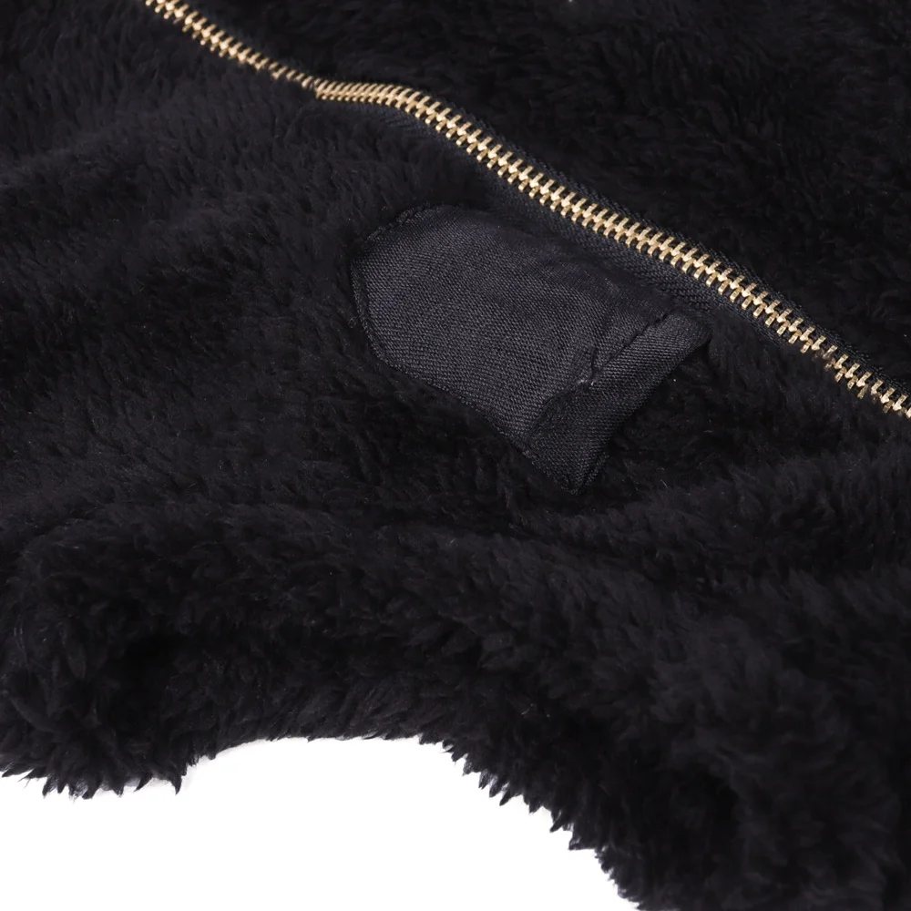 
Pretty fashion new style wholesale wool kids sleeveless v- neck coat sherpa vest 