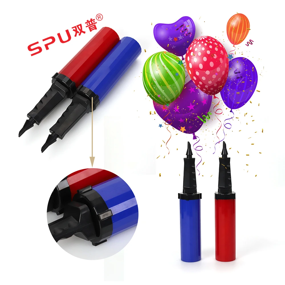 SPU102 balloon manual inflatable pump portable hand balloon air pump machine for party decoration balloon