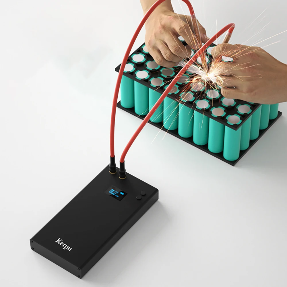 DIY Mini Spot Welder 70-speed adjustment mobile phone lithium battery welding machine with nickel chip charging cable