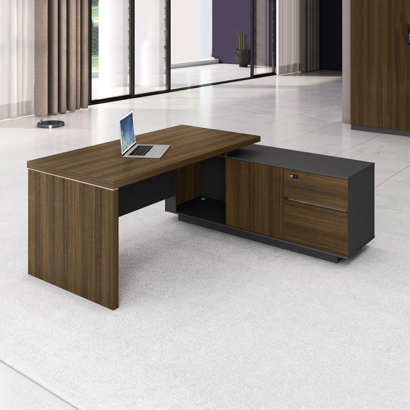 50mm Thickness Desk Boss Antique Office Table In ms