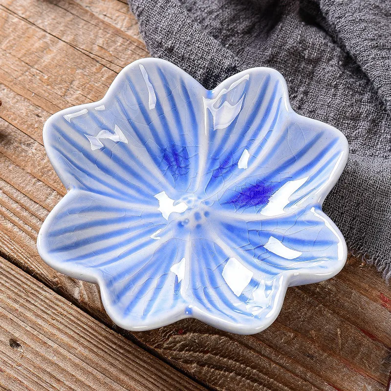 
Christmas Dinnerware flower Plate Party Decor Platter Snack Serving Tray for Nuts/Chips/Cookies/Candy Dish 