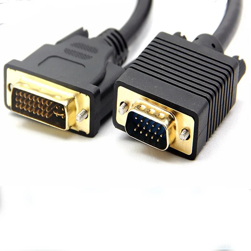 High quality 24+5 DVI Male to VGA Female monitor cable
