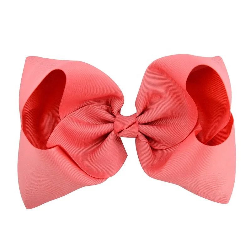 E-Magic Wholesale 7 inch jojo siwa ribbon bow grosgrain ribbon hair bow for girls custom hair accessories for hair decoration
