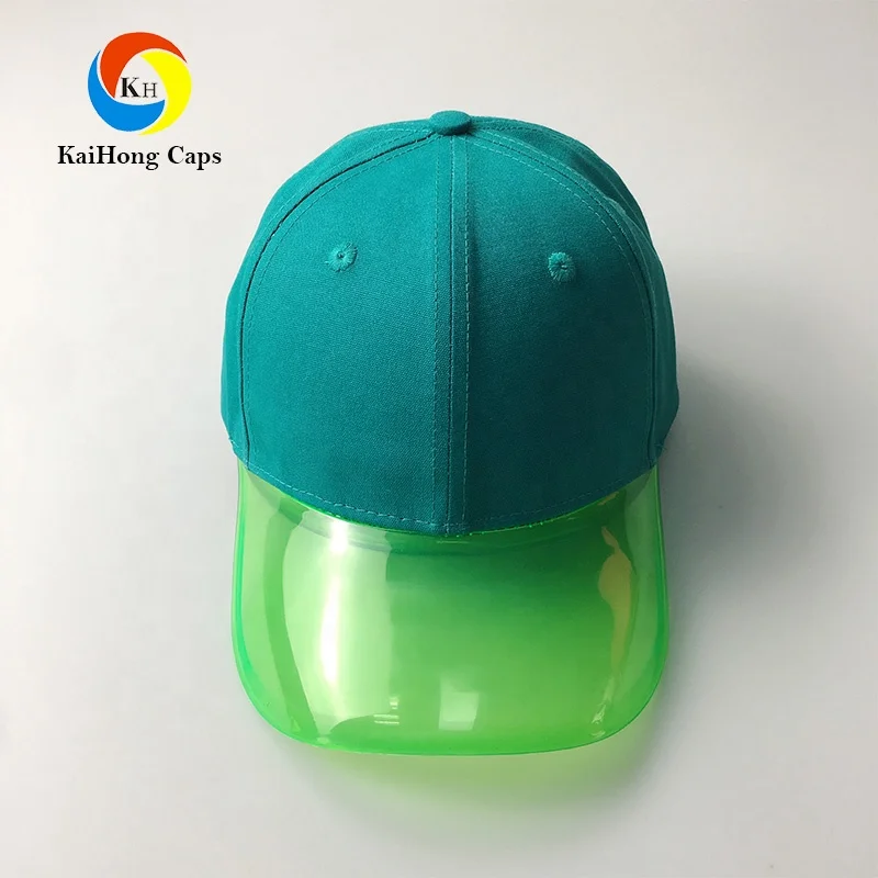 2022 Hot Sale KaiHong Transparent Visor Baseball Summer hats From BSCI Audit Factory Sedex 4P Audit Factory