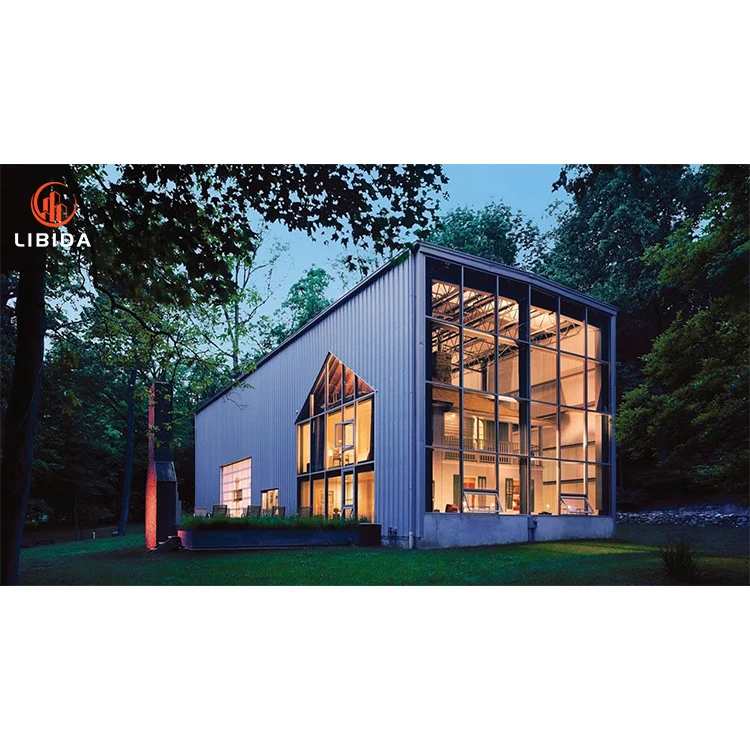 LIBIDA Cheap China Steel Frame Prefab Container House/ Modular Container Homes Prefab Houses