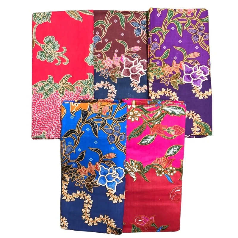 Африканский Саронг Стиль полиэстер микрофибра индонезийский батик ткань