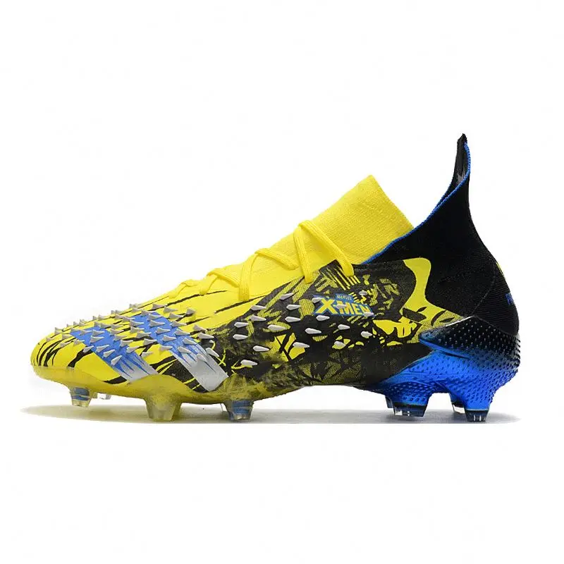 Men Outdoor Training All Season High Quality FG Predator 21 Freak Soccer Shoes Wholesale Men Waterproof Football Boots OG
