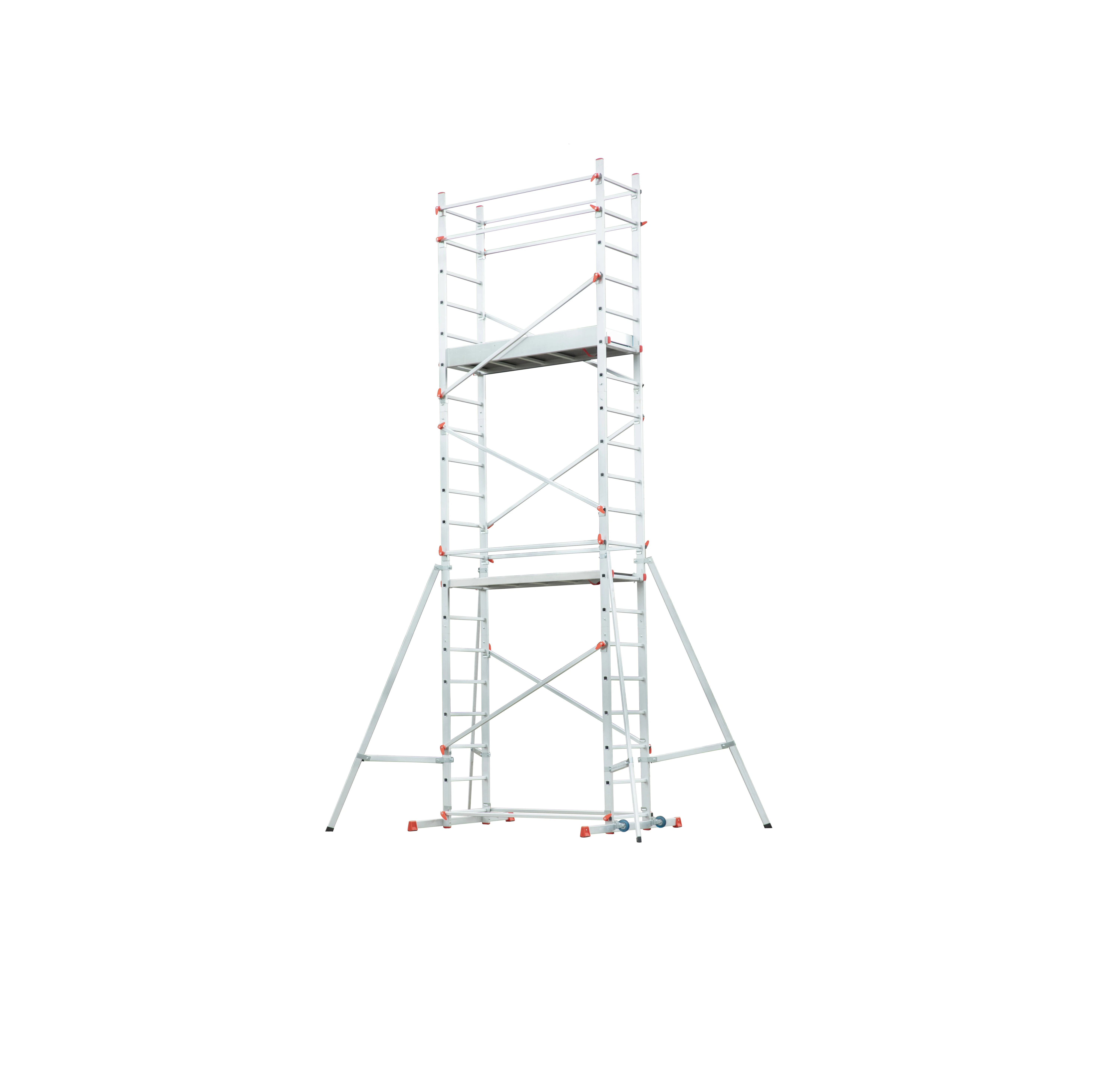 Hot sale 5.6M Aluminum Scaffold Ladder Platform Size 1560x455cm Capacity 150kg Scaffolding